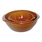 2 dishes digoin sandstone France