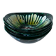 Set of 5 oval deep plates in ceramic from Morvan, 1970.