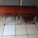 Pair of 60s bedside tables