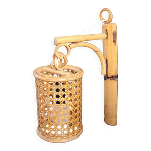 Applique vintage en bambou - cannage