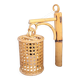 Vintage bamboo and cane wall light