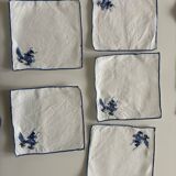 Nappe et 8 serviettes + napperon et 5 serviettes