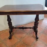 Antique mahogany bistro table