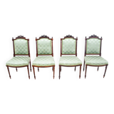 Quatre chaises de style rocaille, France.