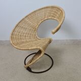 Zest wicker chair by François Liguori for the pescatore studio