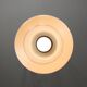 Small Mid-Century Italian Brass and Opaline Pendant Lamp