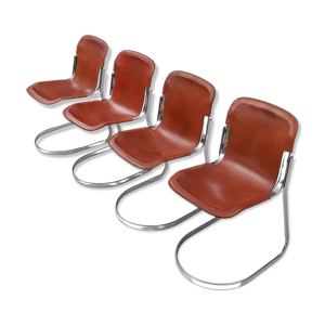 Set de 4 chaises de salle