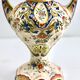 Hand-painted earthenware vase from Rouen, France twentieth century
