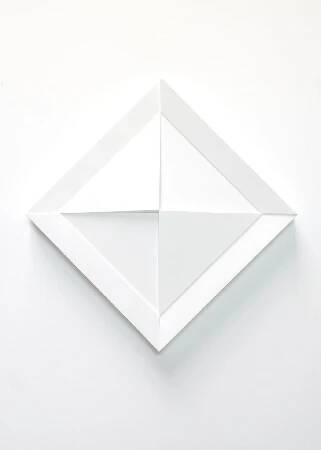 Gilbert Swimberghe, White Lacquered Wood Relief