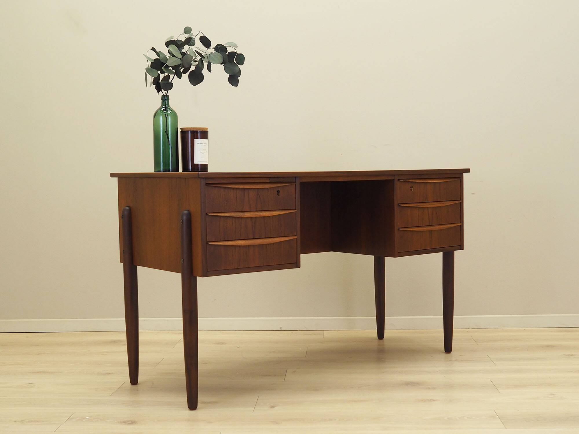 Teak desk, Danish design, 1960s, manufactured in Denmark