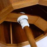 1970s Swedish pine bent veneer table lamp by GB Solbackens Svarveri