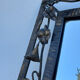 Wrought iron mirror with ivy Art Deco