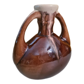 Ceramic vase amphora gustave de bruyn lille fives art new model 1498