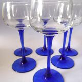 Blue balloon foot glasses
