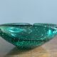 Green Murano ashtray