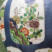 Lamp base, Chinese porcelain, Kangxi style, late 19th century.
