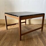 Coffee Table With Black Lacquered Top And Reversible