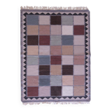 Tapis Kilim vintage à carreaux