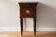 Neoclassical bedside table, English Regency Wedgewood style.