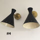 Pair of Italian design sconces 1950
