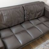 3-seater sofa Cierre Imbottiti – High-quality leather – Very good condition