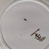 Sanejouand & Graves Clairefontaine plate, polychrome Tavia decoration