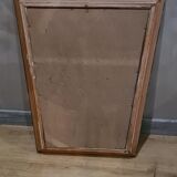 chiseled asymmetrical mirror of typical pattern 1950 a 60 ,52x65x45cm