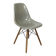 Eames Herman Miller DSW side chair in seafoam green