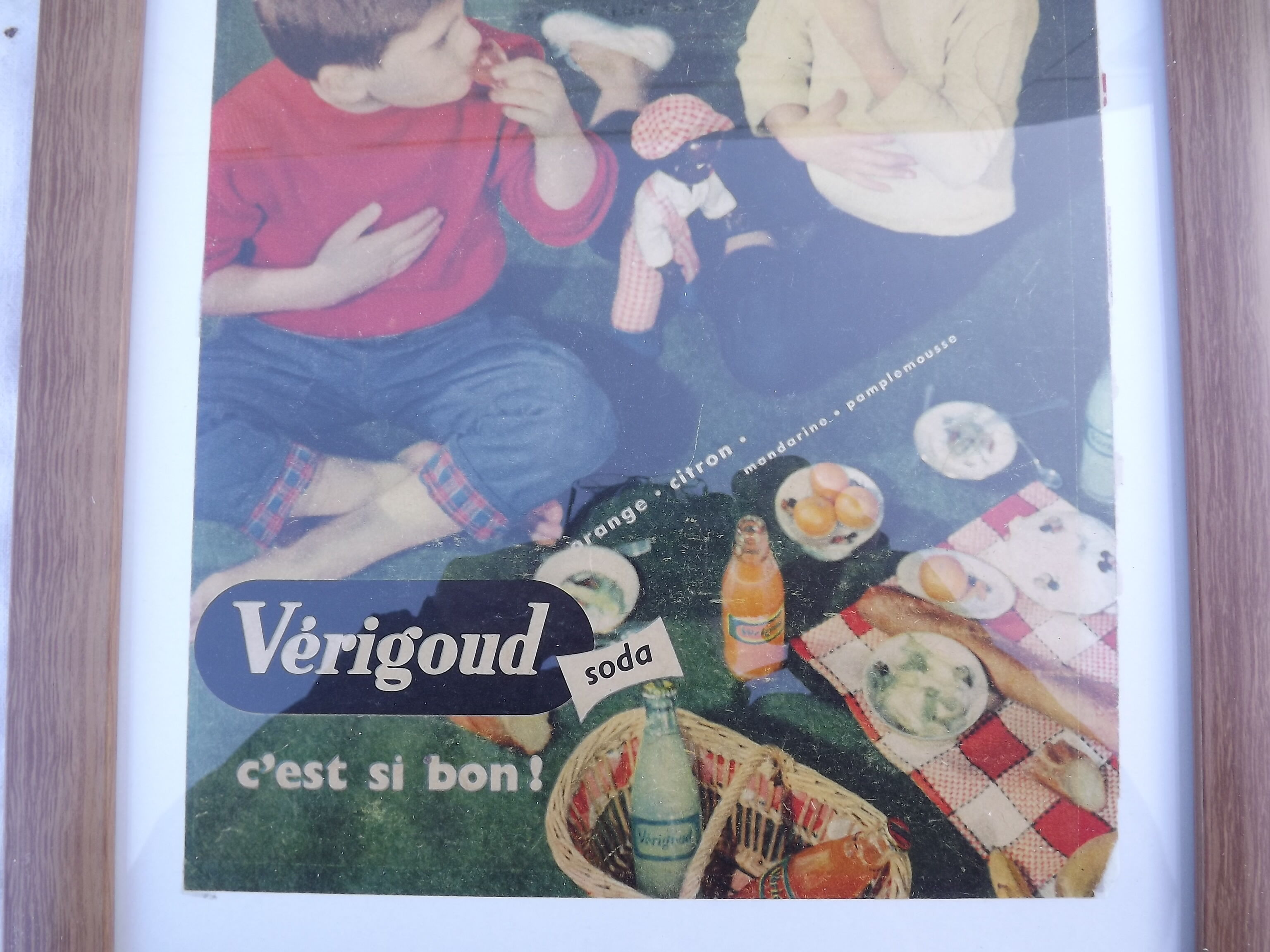 Affiche pub soda Verigoud 1957
