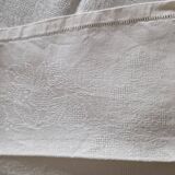 10 white damask cotton napkins