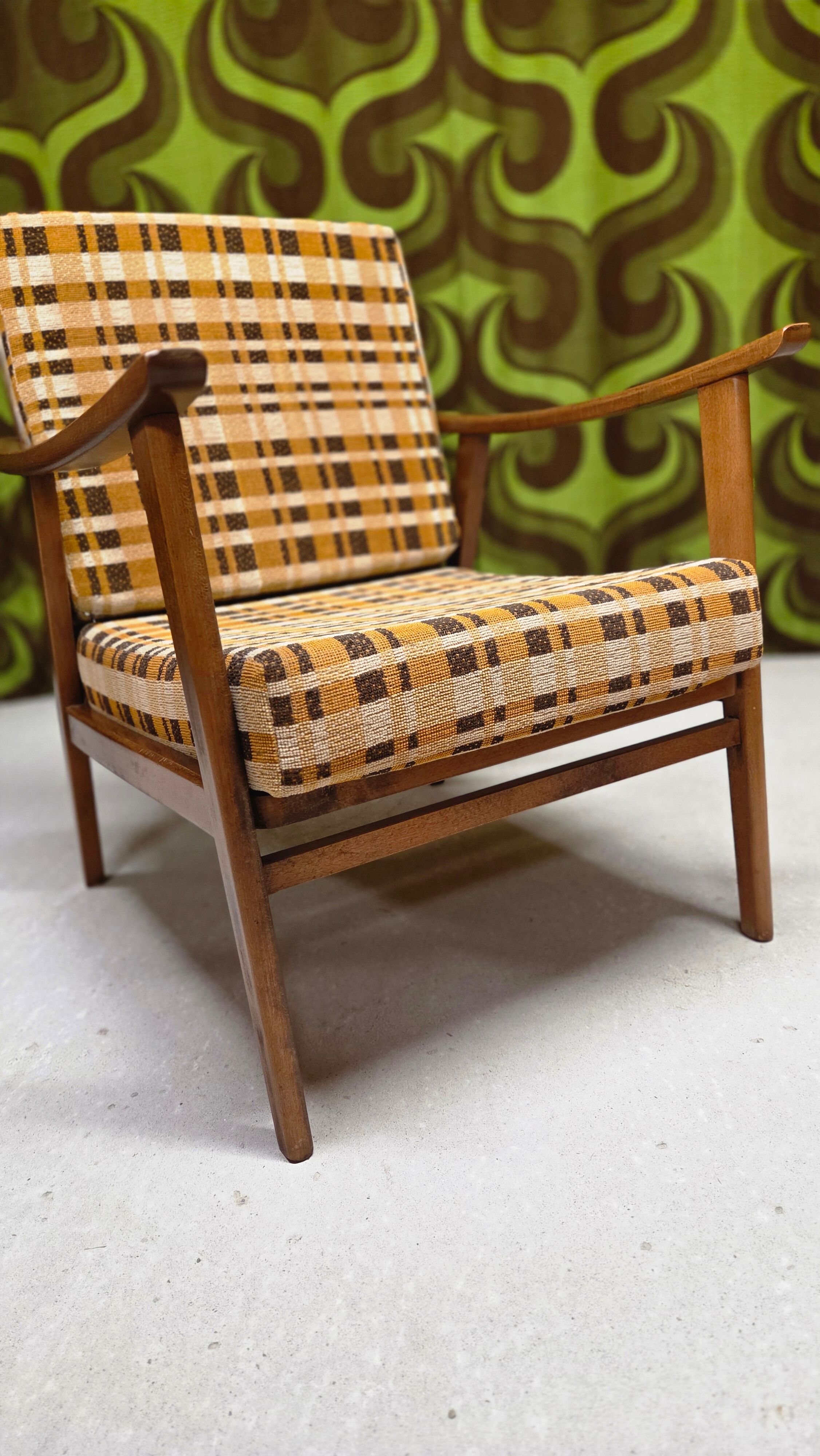 Fauteuil Scandinave 1970" vintage