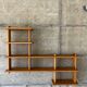 Modernist pine shelf bookcase Regain