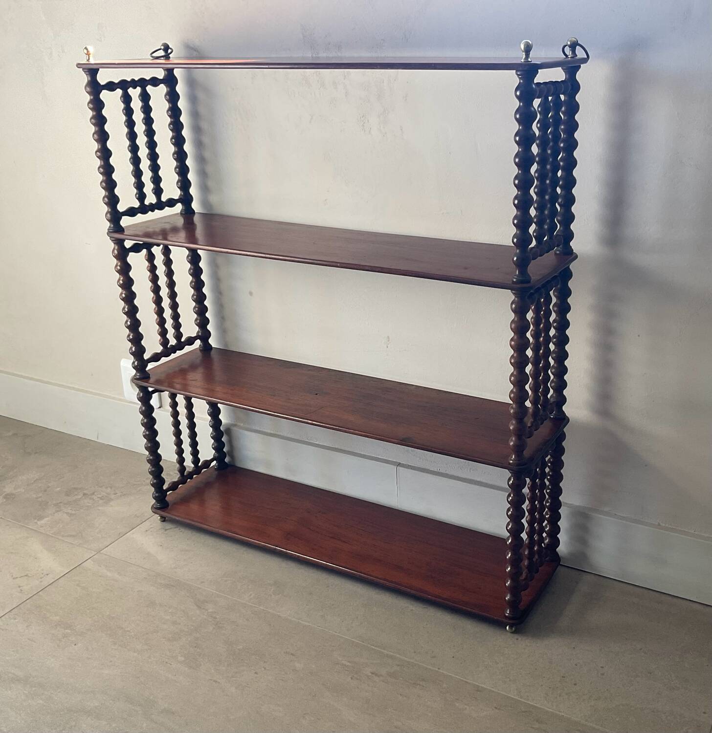 Mahogany wall shelf to hang