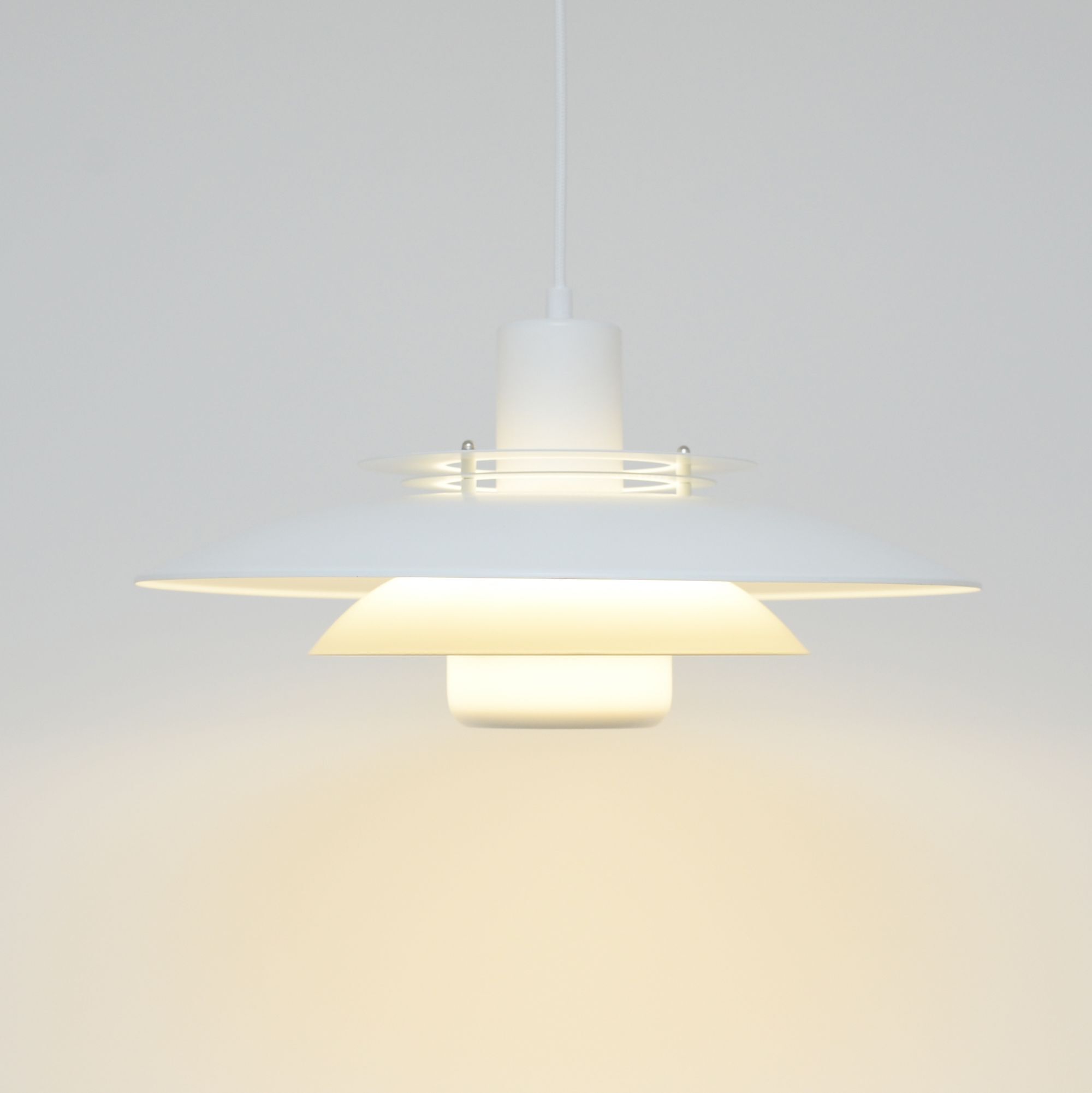 Lampe Sierra scandinave blanche, années 1970