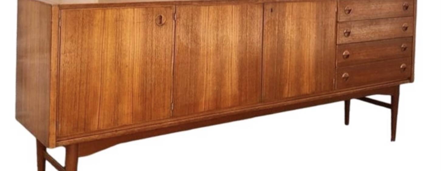 Vintage Scandinavian teak sideboard