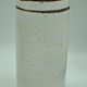 Contemporary design roll vase signed