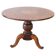 Antique Til Top Table In Walnut Inlaid, Italy Mid 19th Century