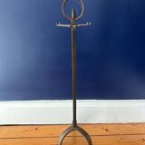 Brutalist fireplace men, 1970