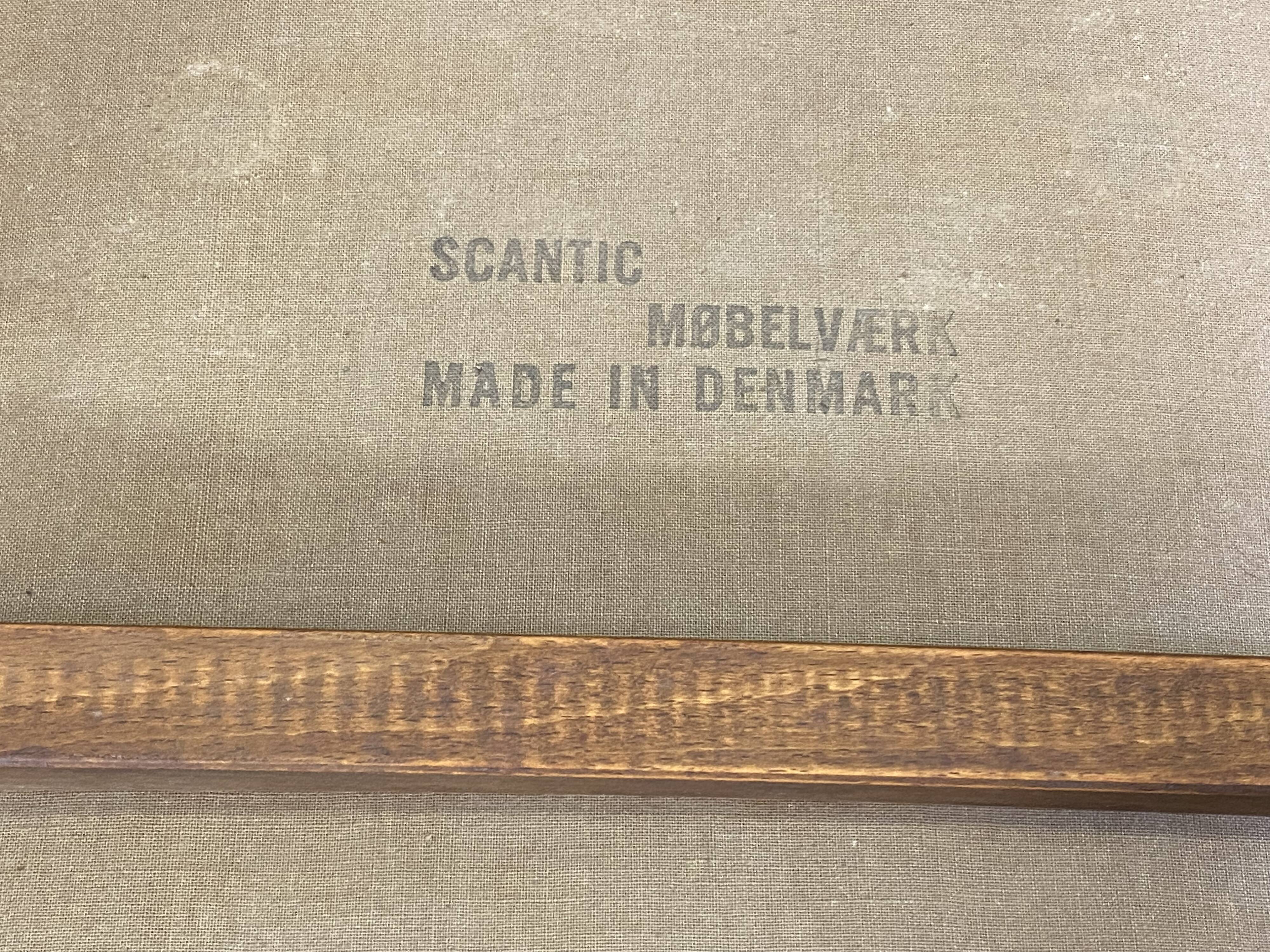 6 Scandinavian Scandinavian Scantic Mobelvaerk chairs