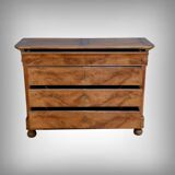 Cherrywood chest of drawers, Restoration period – Early 19th century