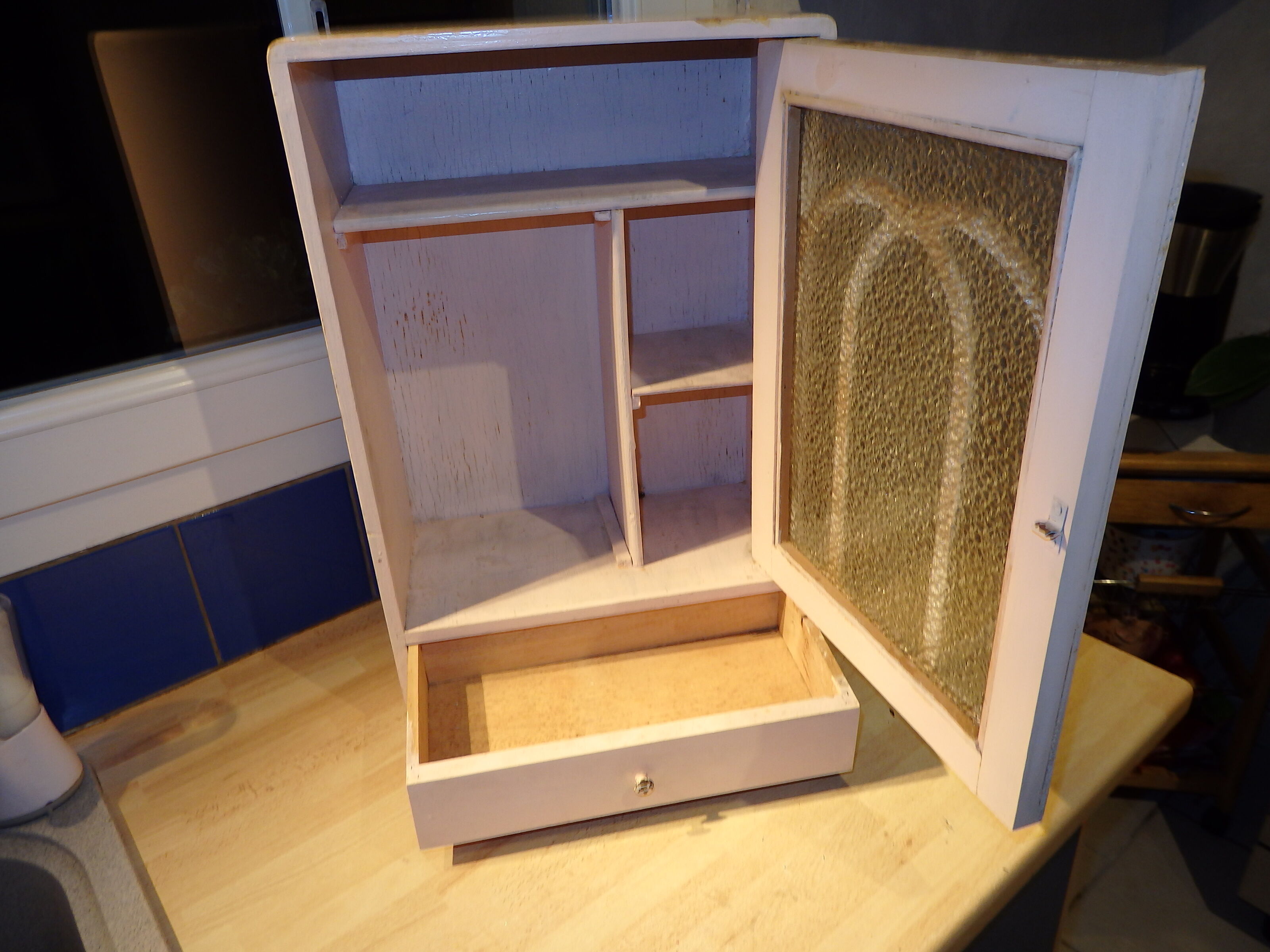 Vintage medicine toilet cabinet