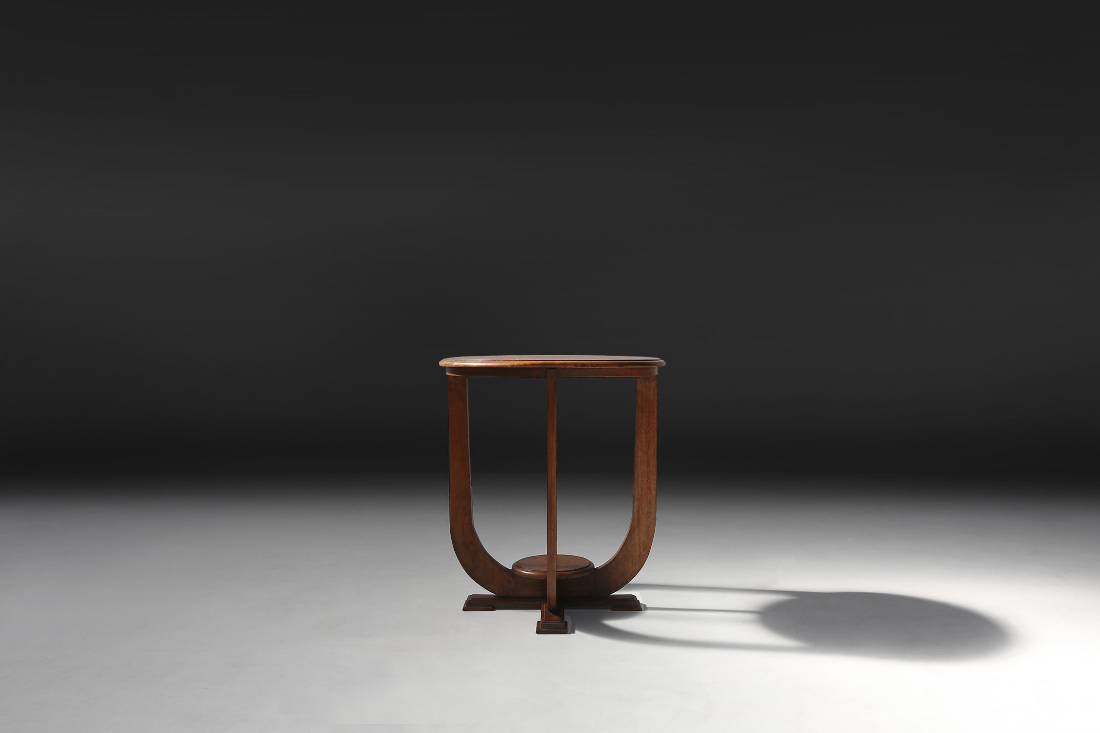 Art Deco side table in oak wood, 1930's