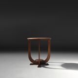 Art Deco side table in oak wood, 1930's