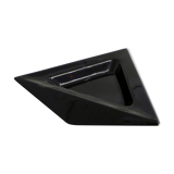 Black triangular trinket bowl