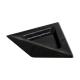 Black triangular trinket bowl
