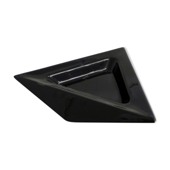 Black triangular trinket bowl