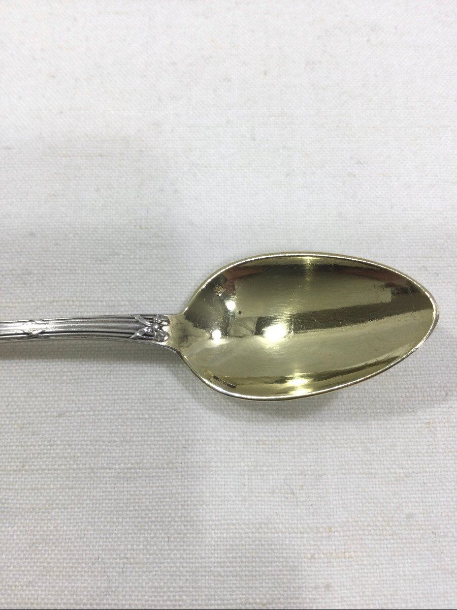 Moka spoons cross ribbons Christofle