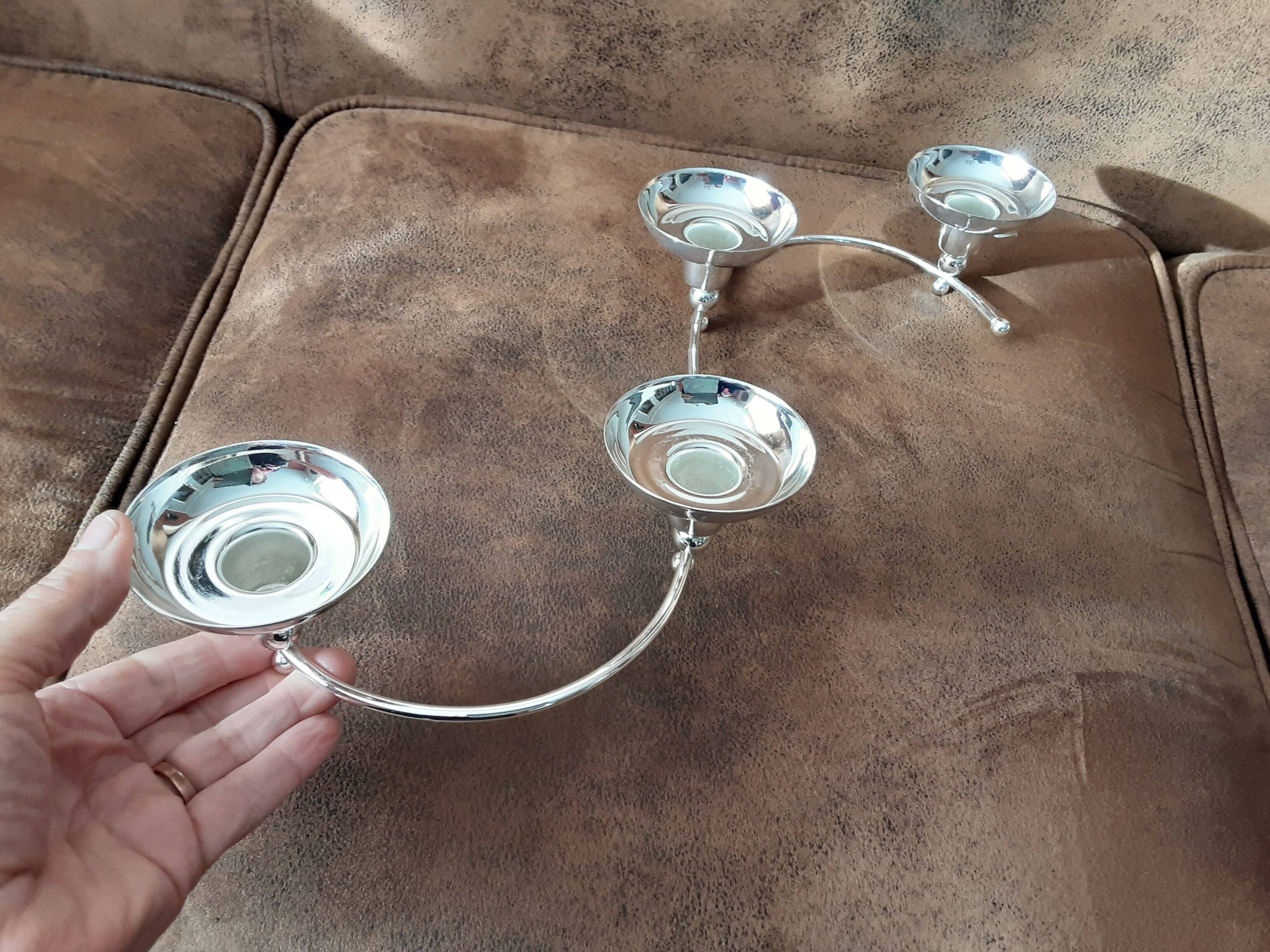 New metal candle holder