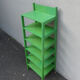 Old wooden shelf store display