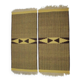 Pair of Small Midcentury Geometric Kilim Carpets, 1960s